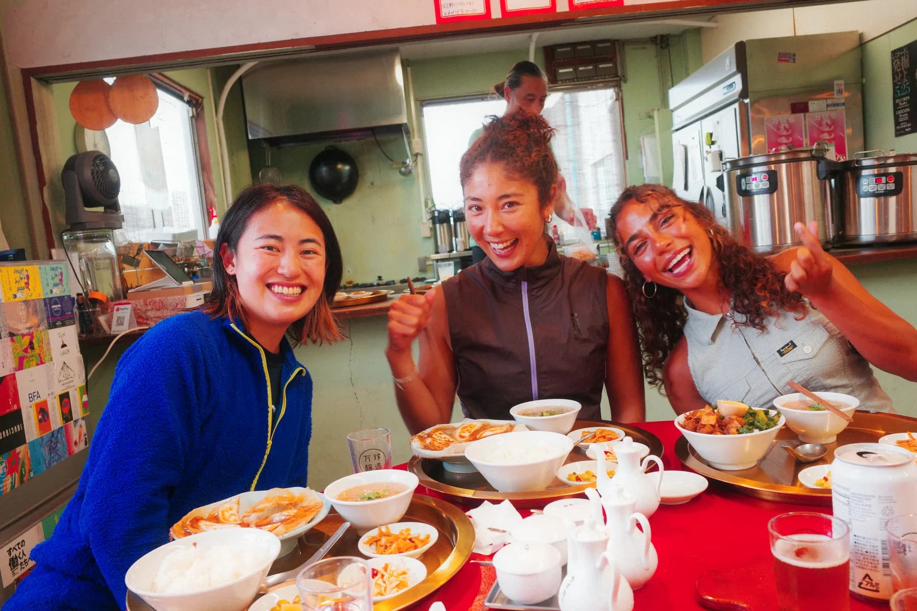 Sharing a meal around the table